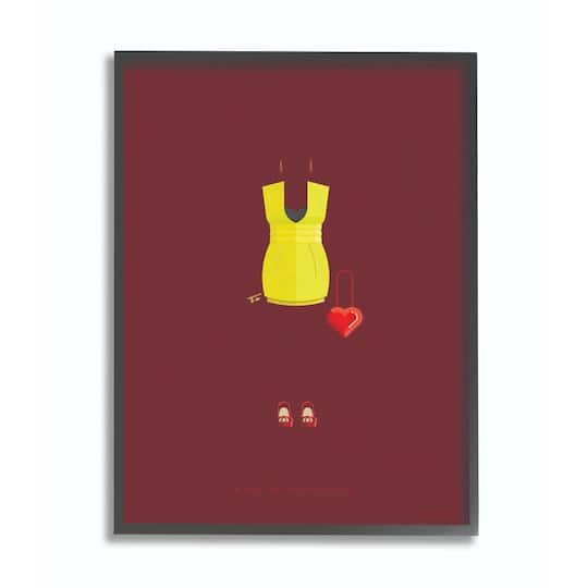 Stupell Industries Amy Winehouse Fashion Design in Black Frame Wall Art